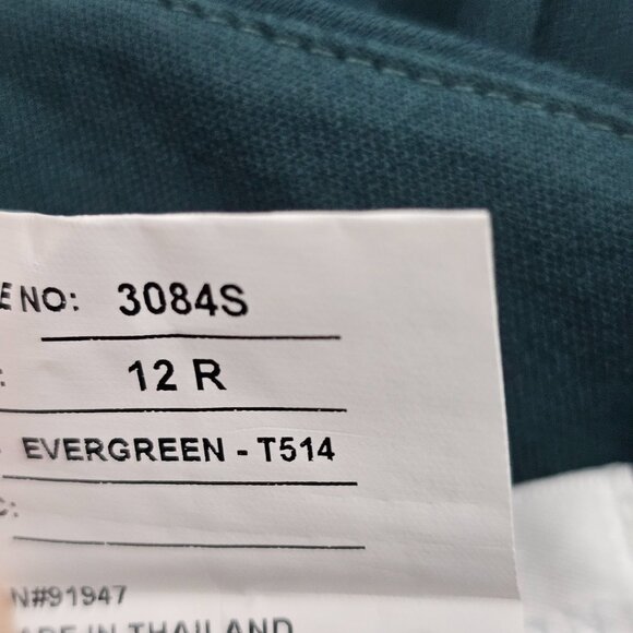 Dessy Collection Evergreen Halter Open Tie Back Front Slit Maxi Dress Size 12R - Picture 11 of 14